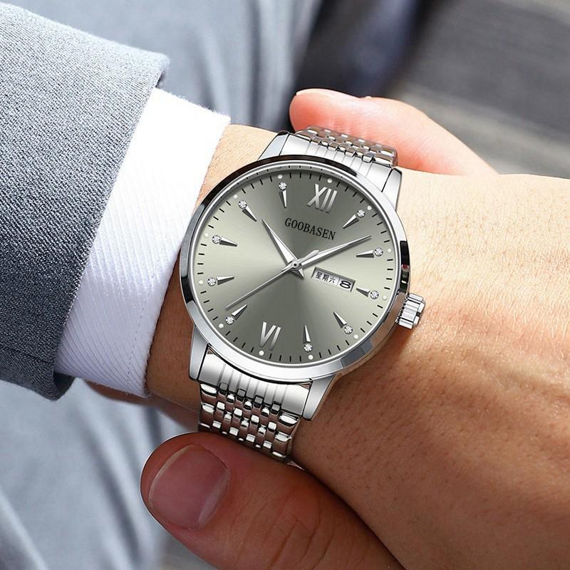 Gubaisen Men's Fully Automatic Skeleton Watch with Large Dial