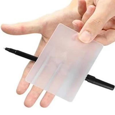 10 piezas Tarjeta de Lente Lubor Trucos de Magia Primer Plano Escenario Props de Magia Ilusión Gimmick de Carta Invisible Juguete de Mago Para Niño Principiante