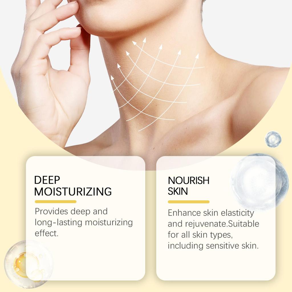 EELHOE Honey Lifting Neck Cream Deep Moisturizing Face Repair Skin Barrier Smooth Hydrated Skin Firming Tightening Cream 50g