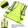 Front Reflective Strips Work Vest High Visibility Working Clothes Safety Vest  Construction Work