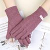 Women's Velvet Touchscreen Winter Gloves - Versatile, Warm, & Ideal for Outdoor Cycling