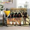 3D Pharaoh Hieroglyphic Egyptian Mythology Soft Blankets,Keep Warm Throw Blanket Comfortable for Picnic Beds Sofa Home Bedroom