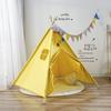 Portable Indian Children's Tent for Kids Cotton Carva Tipi Teepee Kids Tent Children's House Indoor Playhouse 1.1/1.35/1.6/1.8M