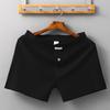 Large Size Men Spring and Summer Simple Thread Cotton Elastic Breathable Comfortable Loose Home Leggings