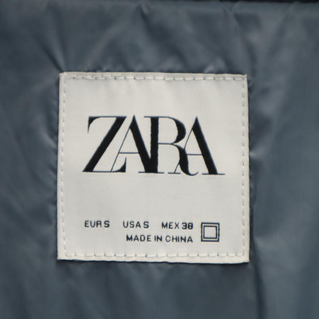 Zara Peach Skin Batting Jacket S Blue Gray Men's Used