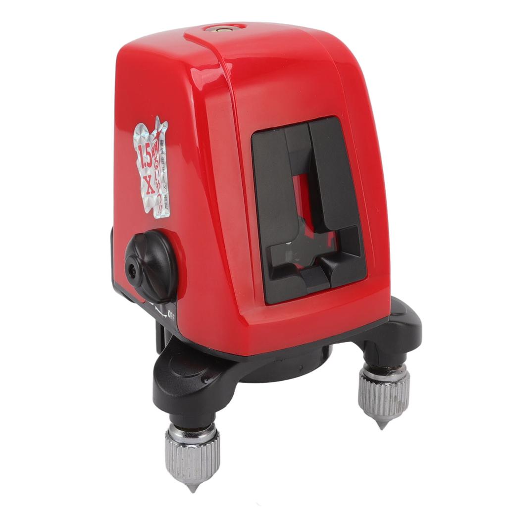 Portable Infrared Level High Accuracy Self Leveling Mini Cross Line Level Tool 2 Lines Red Light