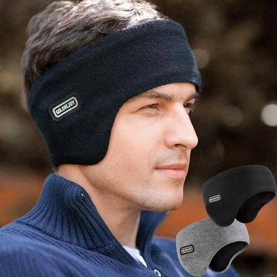 Winter Men's Padded Thickened Ear Warmers To Prevent Cold Wind Headwear Earmuffs Outdoor Sports Riding Windproof Warm Ear Muffs