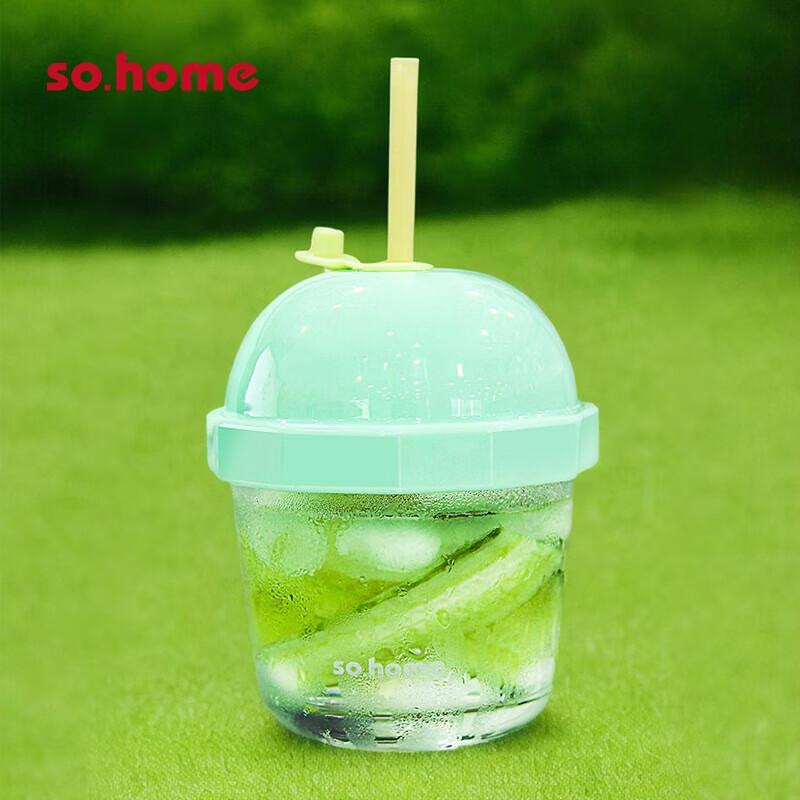 Sohome Mini Dun Dun Glass Straw Cup