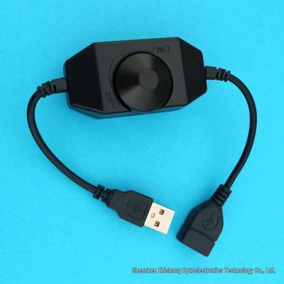 USB LED Strip Knob Dimmer Controller for Single Color, Non-Polarized LED Strip Light