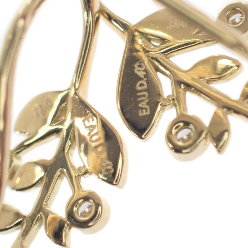 4℃  Pierce K18 yellow gold/diamond Women