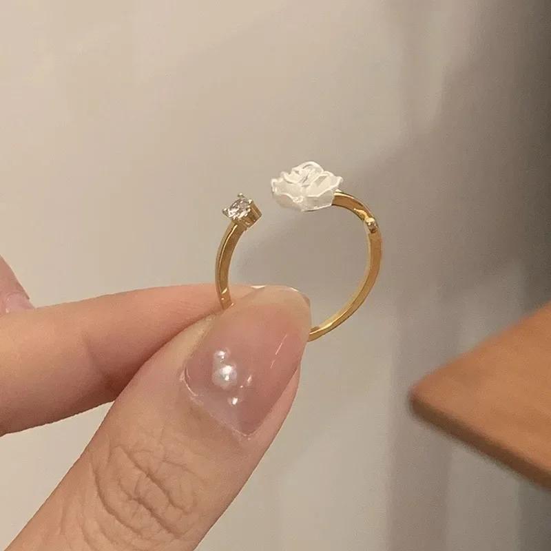 Unique Simple Ring For Women Jewelry Finger Open Vintage Handmade Ring For Party Birthday Gift Anillos