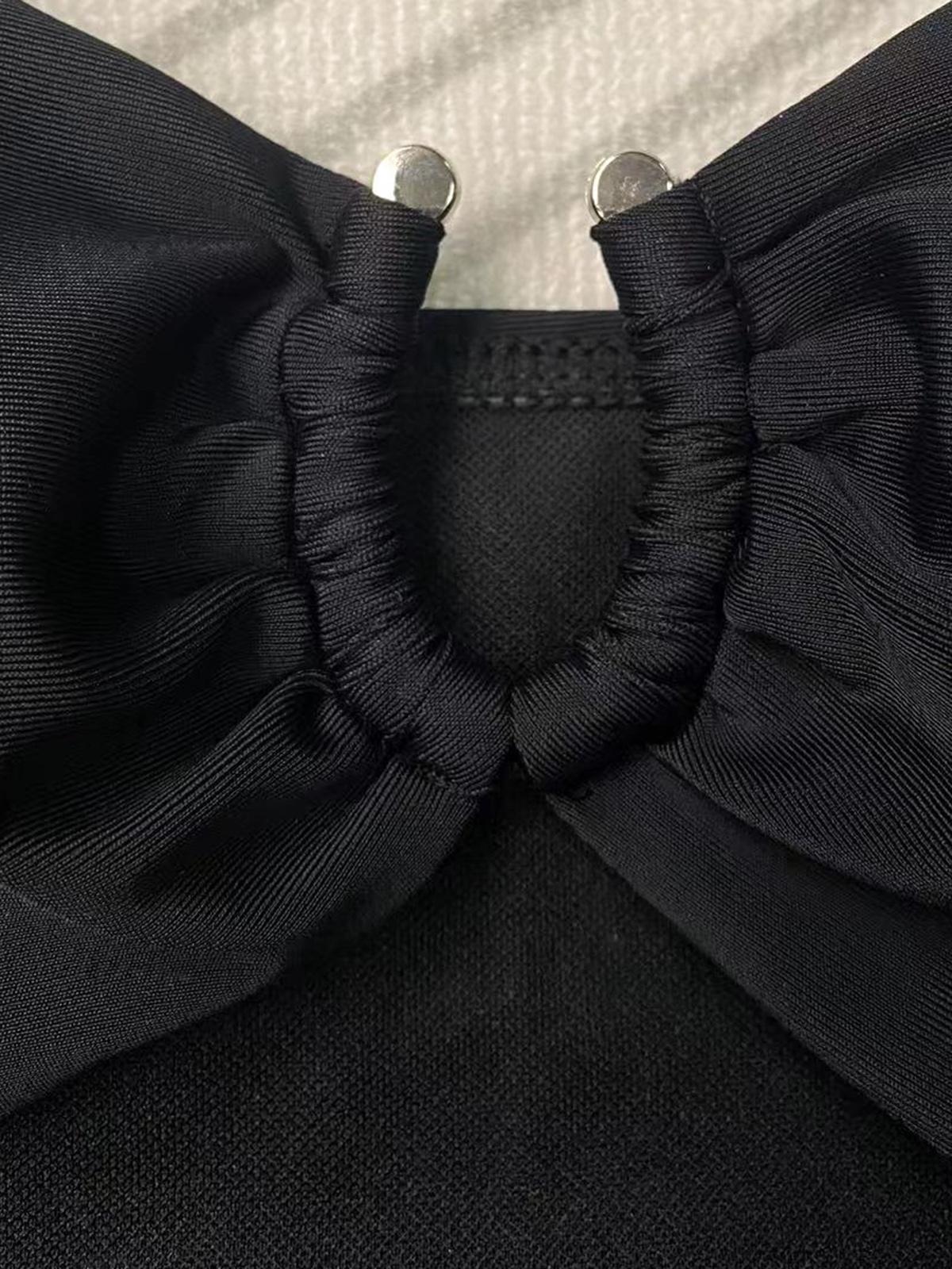 Женский цельный купальник пуш-ап — фото 9