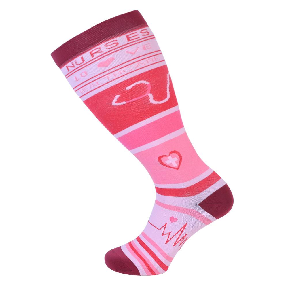 Plus Size 2XL-7XL 20-30 mmHg Compression Socks for Women Men Wide Calf Extra Large Knee High Flight Sock for Circulation Support