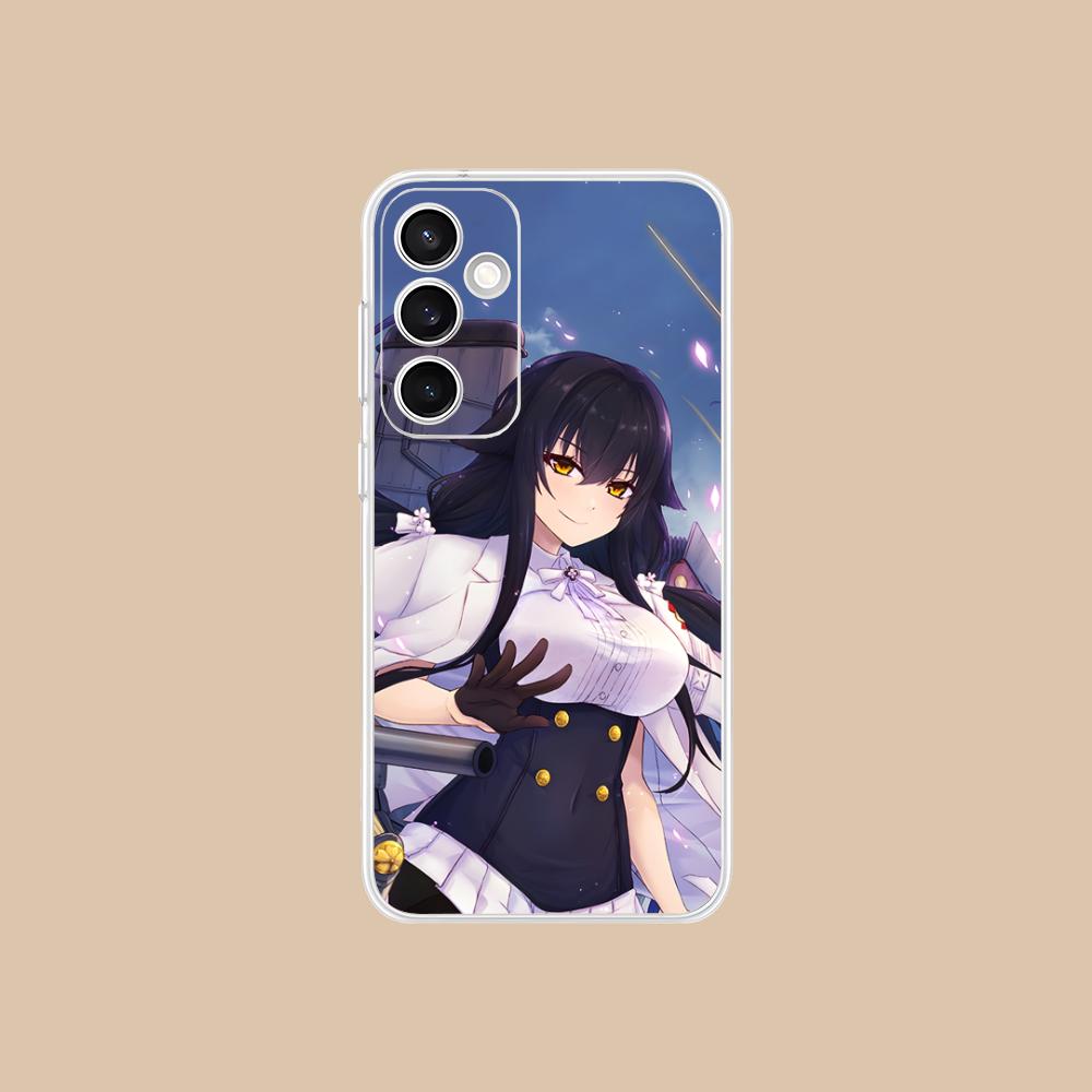 Azur Lane Azuma Mobile Phone Case for Samsung Galaxy S25 S24 S23 S22 S21Plus FE Ultra Clear Colour Protective Smartphone Luxury