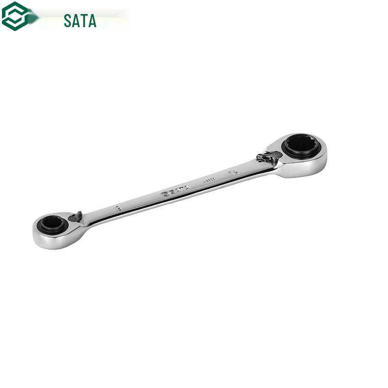 SATA 4-in-1 Double-Ended Ratchet Wrench 9x11x14x15MM