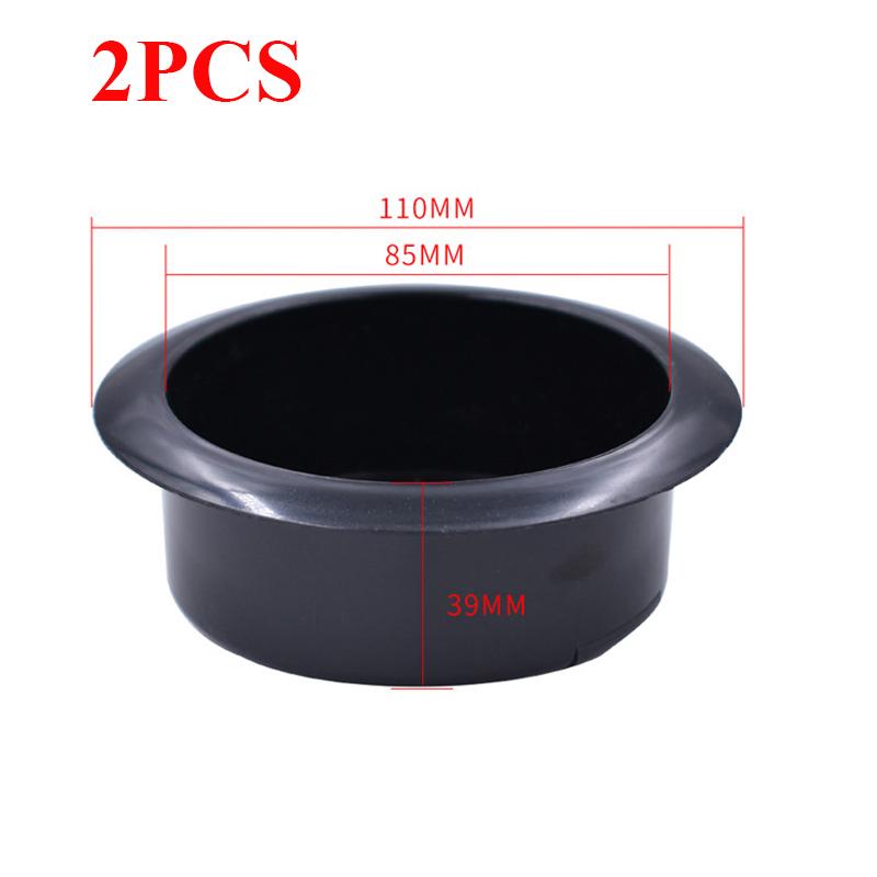 2PCS ABS plastový černý multifunkční držák na poháry do interiéru auta pro Sofa Boat RV Couch Car