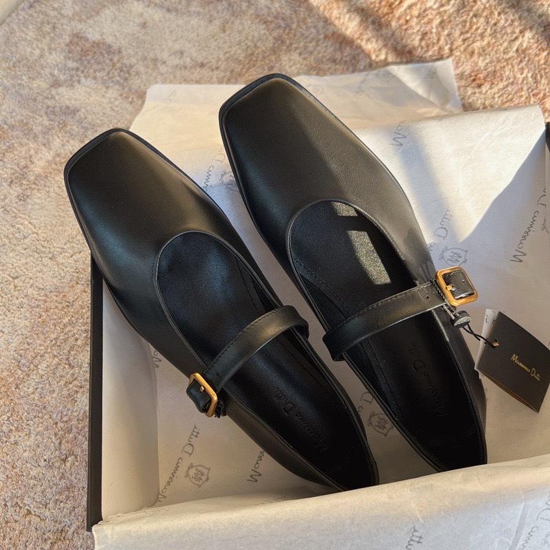 Fashion Women's shoes 2025 spring new ballet shoes fashion buckle mary jane shoes for women