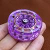 Shock Drum Ratchet Wheel Magnetic Push Coin Fidget Mechanical Slider Pushing Card EDC Stress Relief Sensory Toy Anti Anxiety