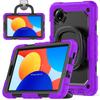 For Xiaomi Redmi Pad SE 4G 8.7 Inch Kickstand Case PC+Silicone Tablet Cover with Shoulder Strap