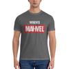 When S Mahvel Literary Tshirt Light Outdoor Niche Cotton Tee