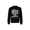Men's Alphabet Logo Printing Round Neck Pullover Black 10018354-A03