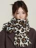 New  Knitted Imitation Cashmere Vintage Scarf Headscarf Winter Women Leopard Floral Scarve Pashmina Mujer Foulard Wrap Shawl