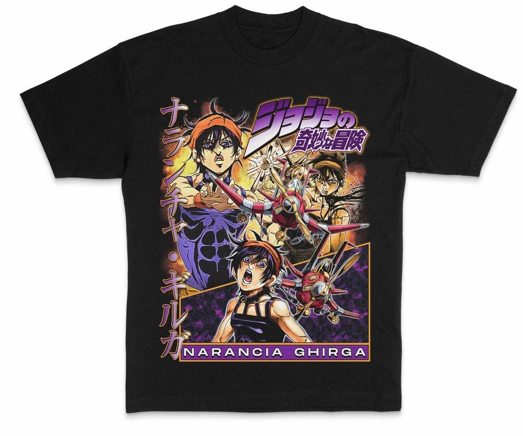 Jojo's bizarre adventure anime T-Shirt Shirt Unterhemd Kostüme Baumwolle Baumwolle