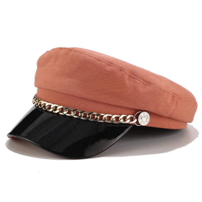 Hats for Women Cap Female Fashion Wild Solid Color Navy Cap Beret British Retro Fashion Painter Hat Berets