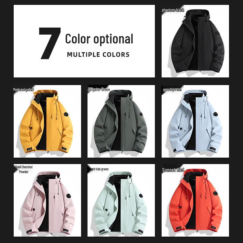 Maoren Unisex 3-in-1 Outdoor Windproof Fleece Jacket