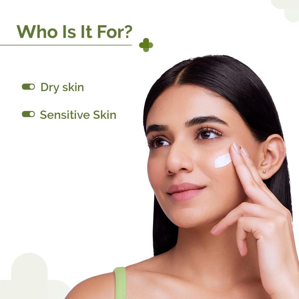 The Derma Co 5% Nia-Ceramide Intensive Feuchtigkeitscreme 100 g für Trockene Empfindliche Haut Hydratation