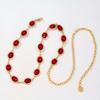 Bohemian Style Engraved Metal Waist Chain for Dresses and Jeans