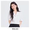 Age-Defying Preppy Vest Dress Set for Female College Students - Ideal for Exams & Interviews, Includes Shirt and Vest Dress