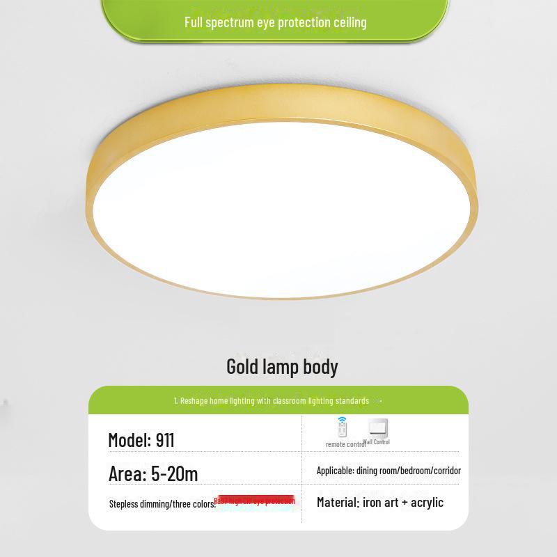 Modern LED Ceiling Lamp: Round Design for Bedroom, Balcony, or Entrance