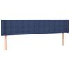 VidaXL Tête de Lit à LED Meuble de Chambre à Coucher Accessoire de Lit Double Tête de Cadre de Lit Intérieur Bleu 3123690