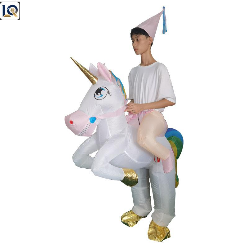 תחפושת חד קרן צבעונית למסיבות חג והופעות במה