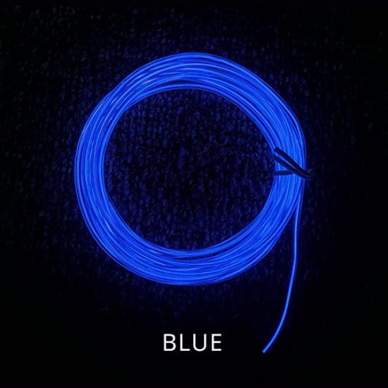 LED Strip 1M 2M 3M 4M 5M 10M 20M Neon Light Light Ribbon LED String Flexible Wire Rope Tube Waterproof With AA Battery