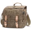 Waterproof Cotton Canvas Crossbody Camera Bag for SLRs - Unisex Photography Shoulder Bag