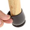 8Pcs Round Protective Caps Silicone Tables Chair Legs Cap with Felt Furniture Cushions Base for Floor Protectors Fit 15-35mm Dia