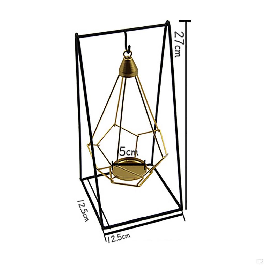 Kerzenhalter Geometrisch Hängend Teelicht Dekorativ für Weihnachten Büro