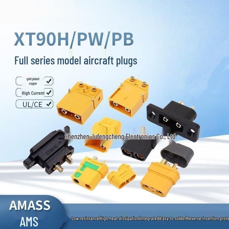 Connettore Maschio-Femmina ad Alta Corrente XT90H-F per Batteria al Litio di Aeromodelli (XT90S, XT90E-M)