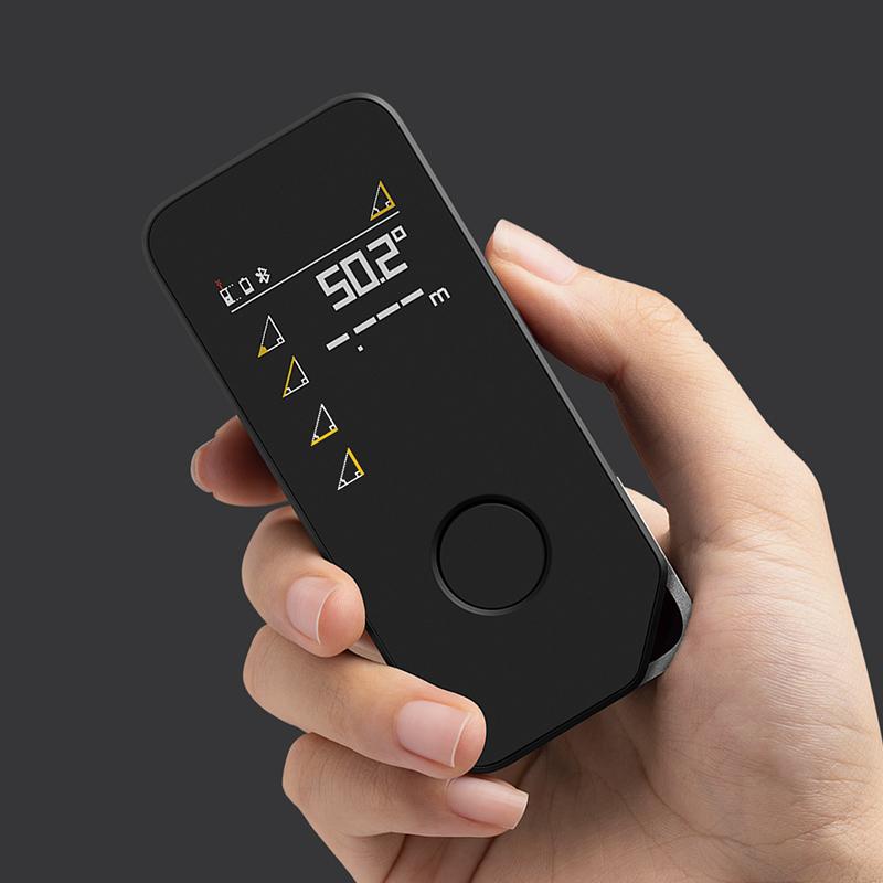Smart Laser Measure Pro LED Display Intelligent Digital Laser Tape Measuring Tool Rechargeable Laser Ruler Rangefinder