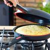 Bra dupla poêle double pour omelette 24 cm en aluminium fondu avec antiadhésif, convient pour tout type de feux dont i a41146