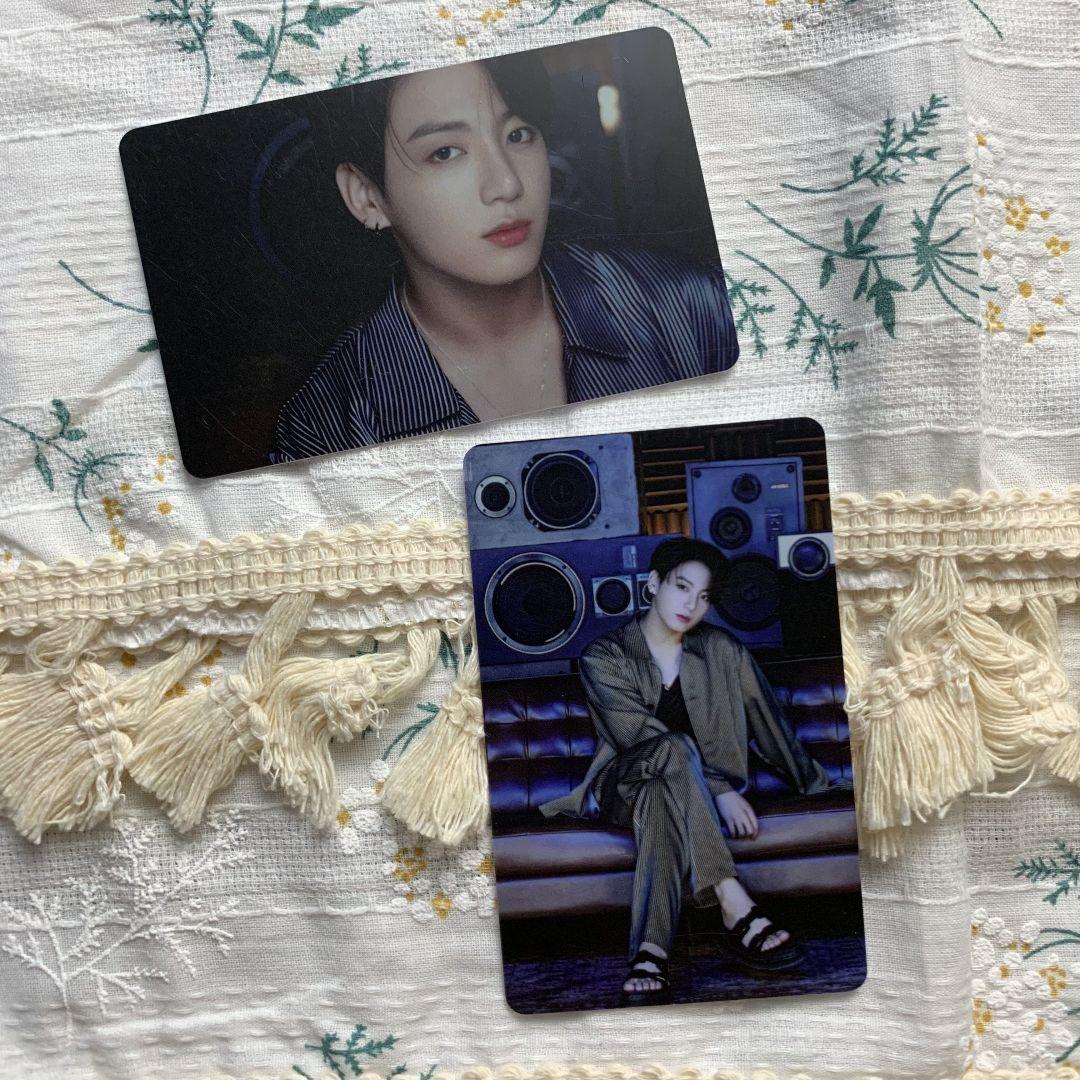 

[USED] BTS Lucky Drop JK Jungkook BE Korean Unreleased Trading Cards 2 Pieces