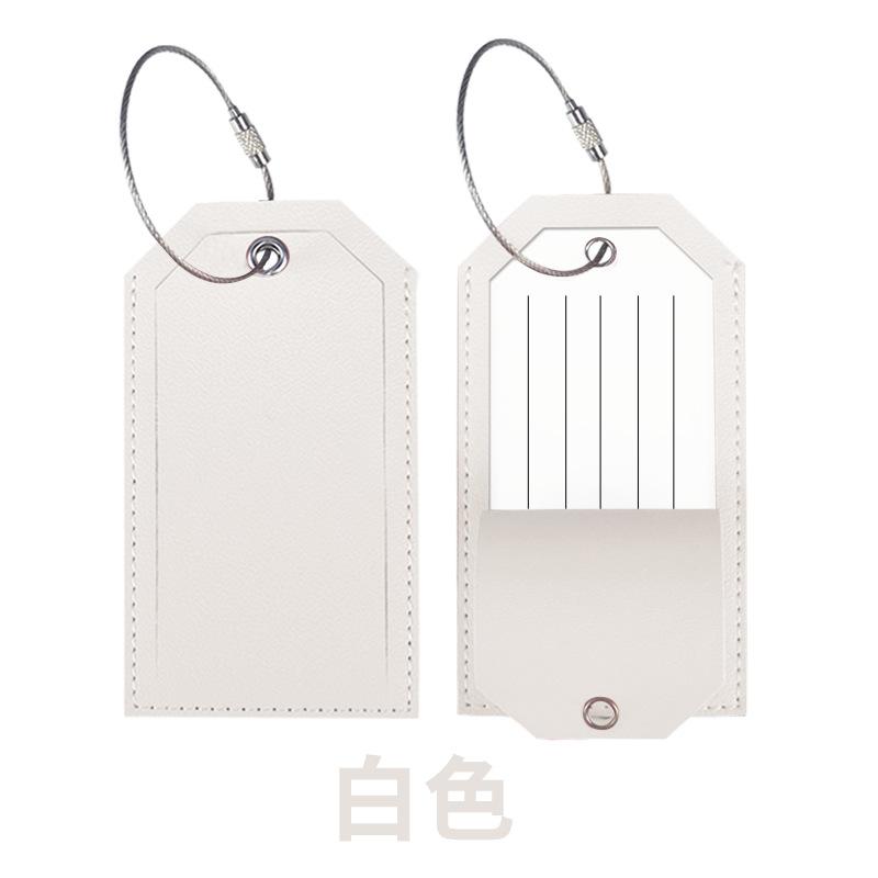 

Металлический шнурок, кожаная бирка для багажа, кожаный посадочный талон, можно нанести ЛОГОТИП, подписанная внутренняя страница, бумажная бирка для багажа из ПУ белый