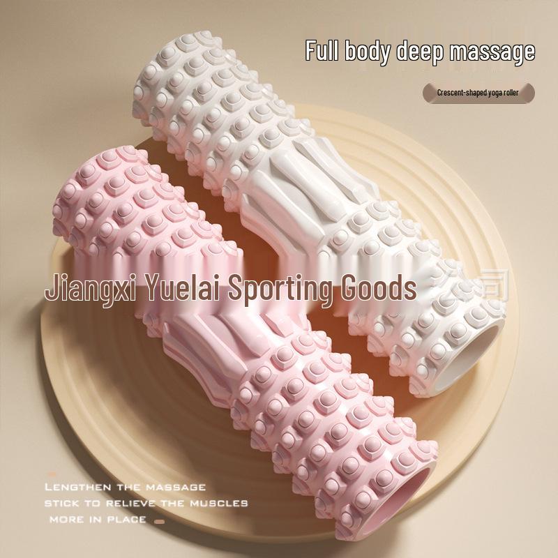 Set Combo: Cilindru Spumă Semilună & Baghetă Masaj Muscular