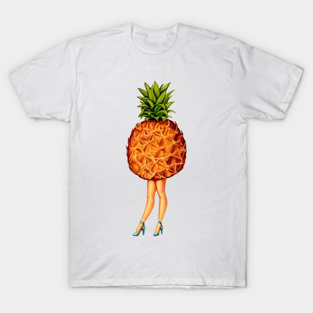 

T Shirt Women Fruitstand Pineapple Harajuku Print Kawaii Tshirt Summer Short Sleeve Female T-Shirt Top Tee