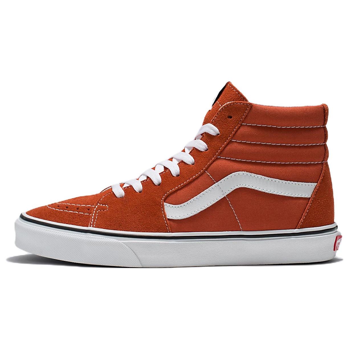 

Кроссовки унисекс Vans Sk8-Hi Burnt Ocher Оранжевые VN0005U9GWP 36.5