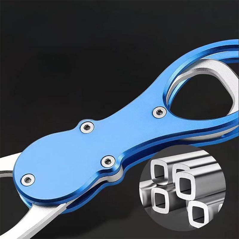 Pinza per Pesca Pinze per Labbra Pinza per Pesci Strumento Pinza per Labbra Con Bilancia Antiruggine Per Principianti Appassionati di Pesca