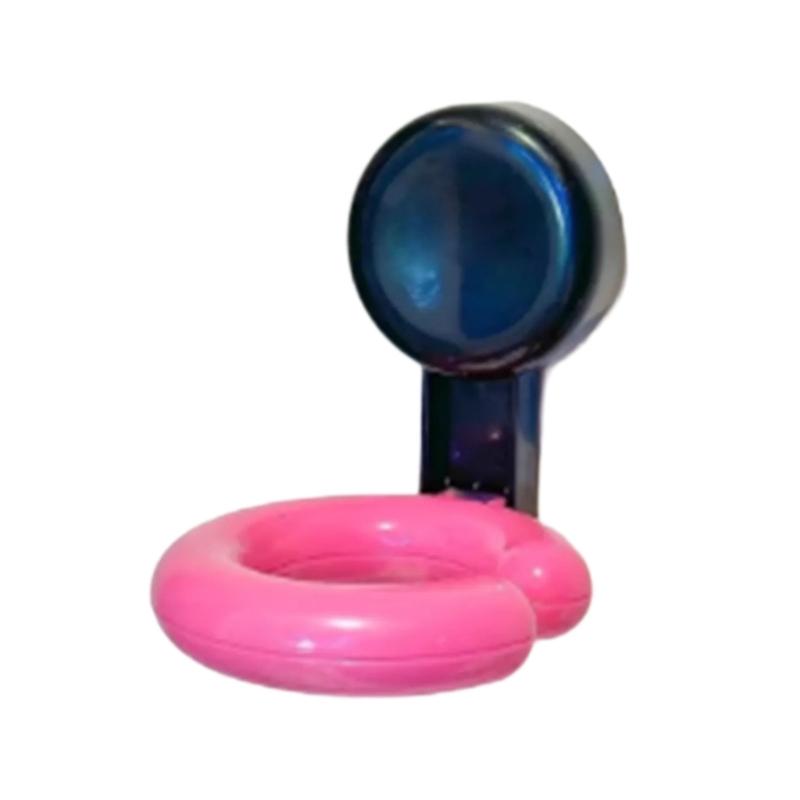 

Fashionable Suction Cup Hair Dryer Rack for Bathroom Or Bedroom Wall Hanging Storage Stand with Strong Adhesion