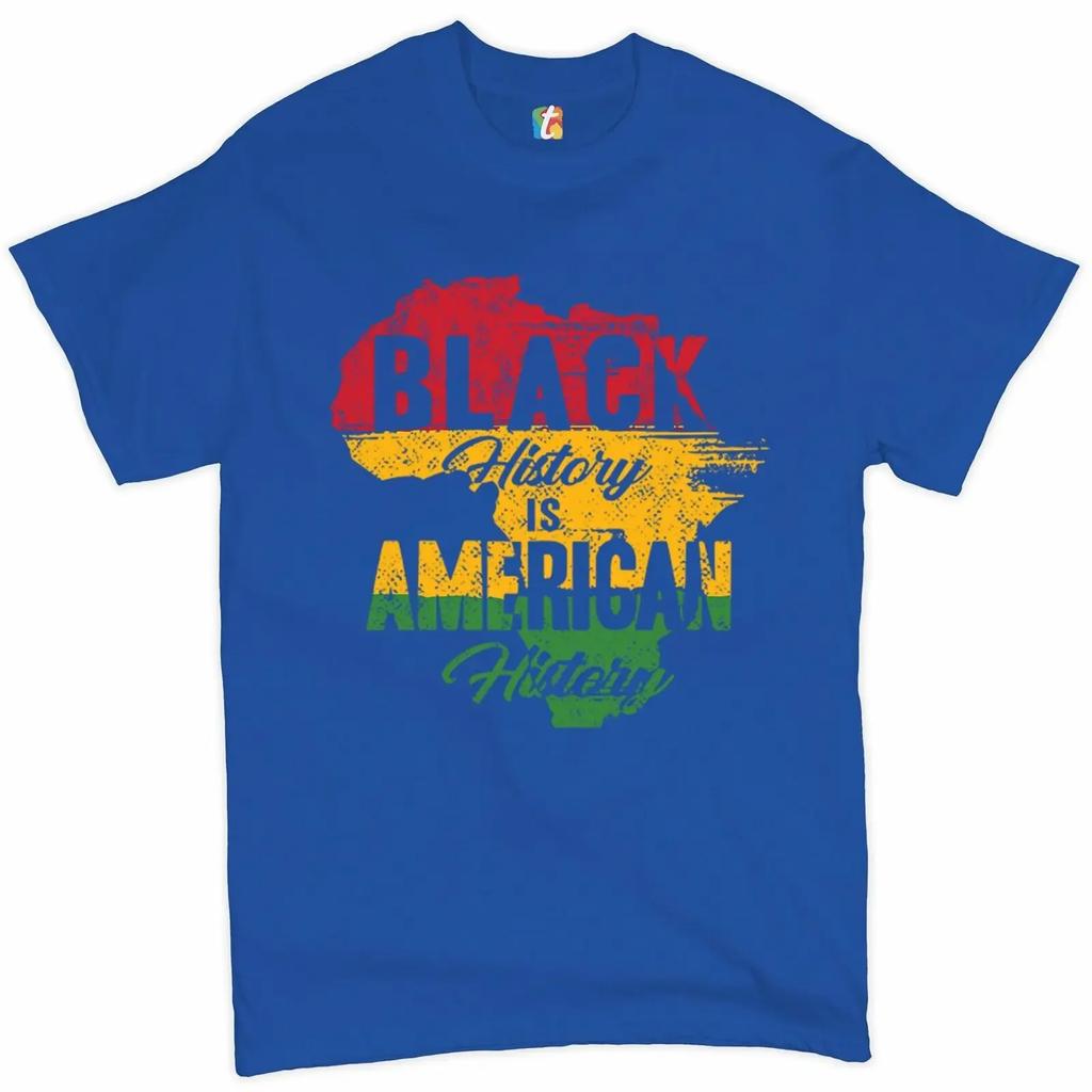 Black History Is American History Black Lives Matter TShirt 100 Cotton ONeck Short Sleeve Casual Unisexs Tshirt Size S3XL